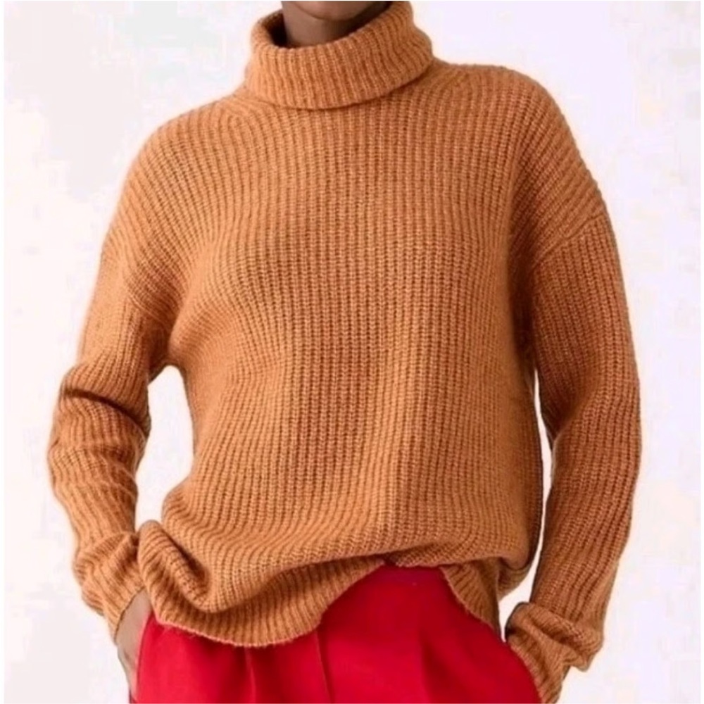 J. Crew Wool Alpaca Blend Turtleneck Sweater